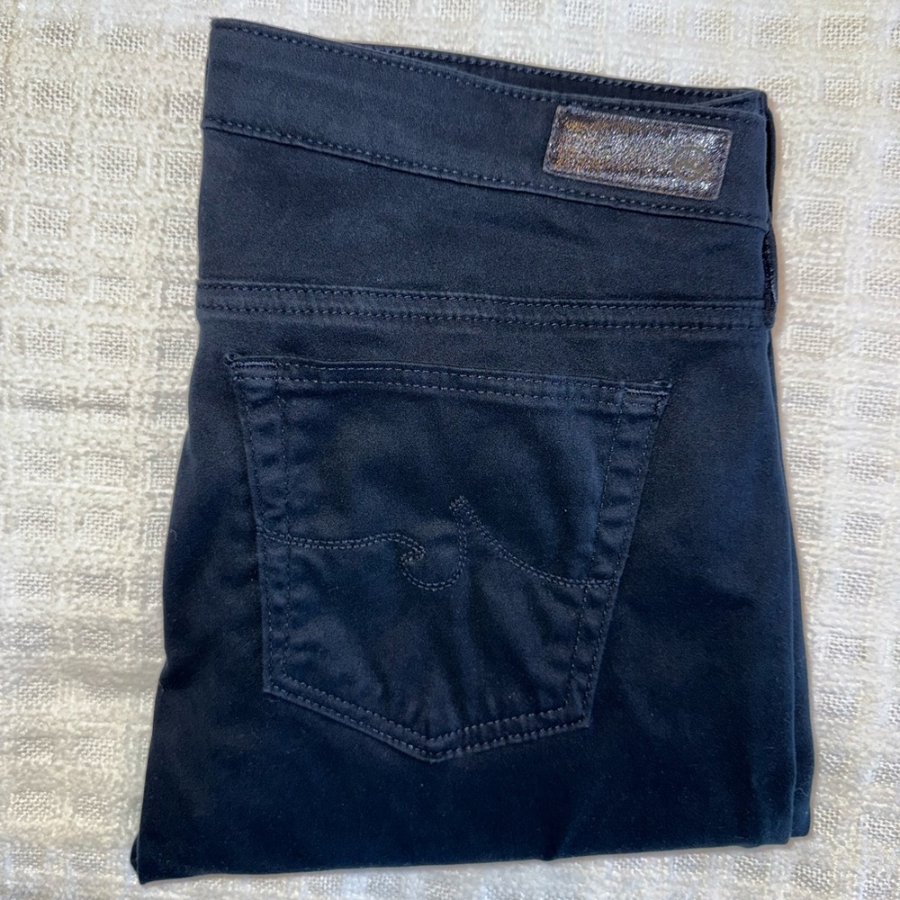 AG Adriano Goldschmied | The Stilt | Cigarette Leg | Black Pant